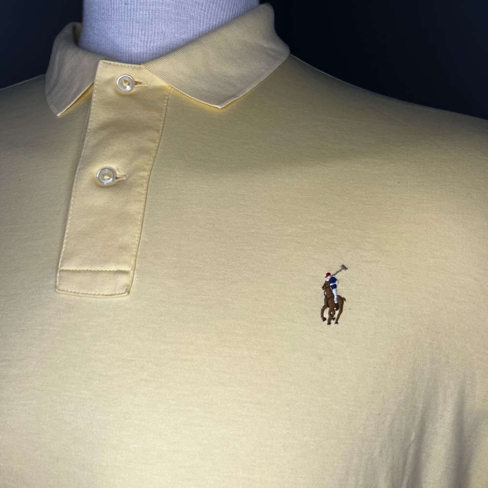 Polo Ralph Lauren Pima Soft Touch. Light yellow size xl